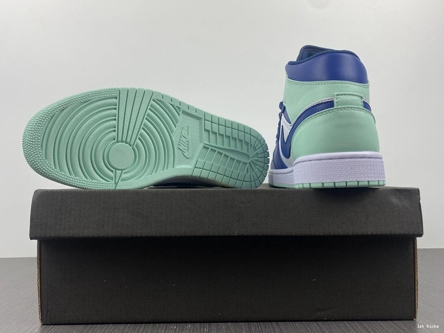 Foam 554724-413 Mystic - Navy Mid 1 Jordan Mint 0929